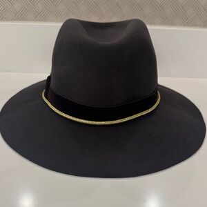 Eugenia Kim Sandy Felt Chain Fedora NEW